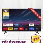 Tv smart 75 pouces roch  android