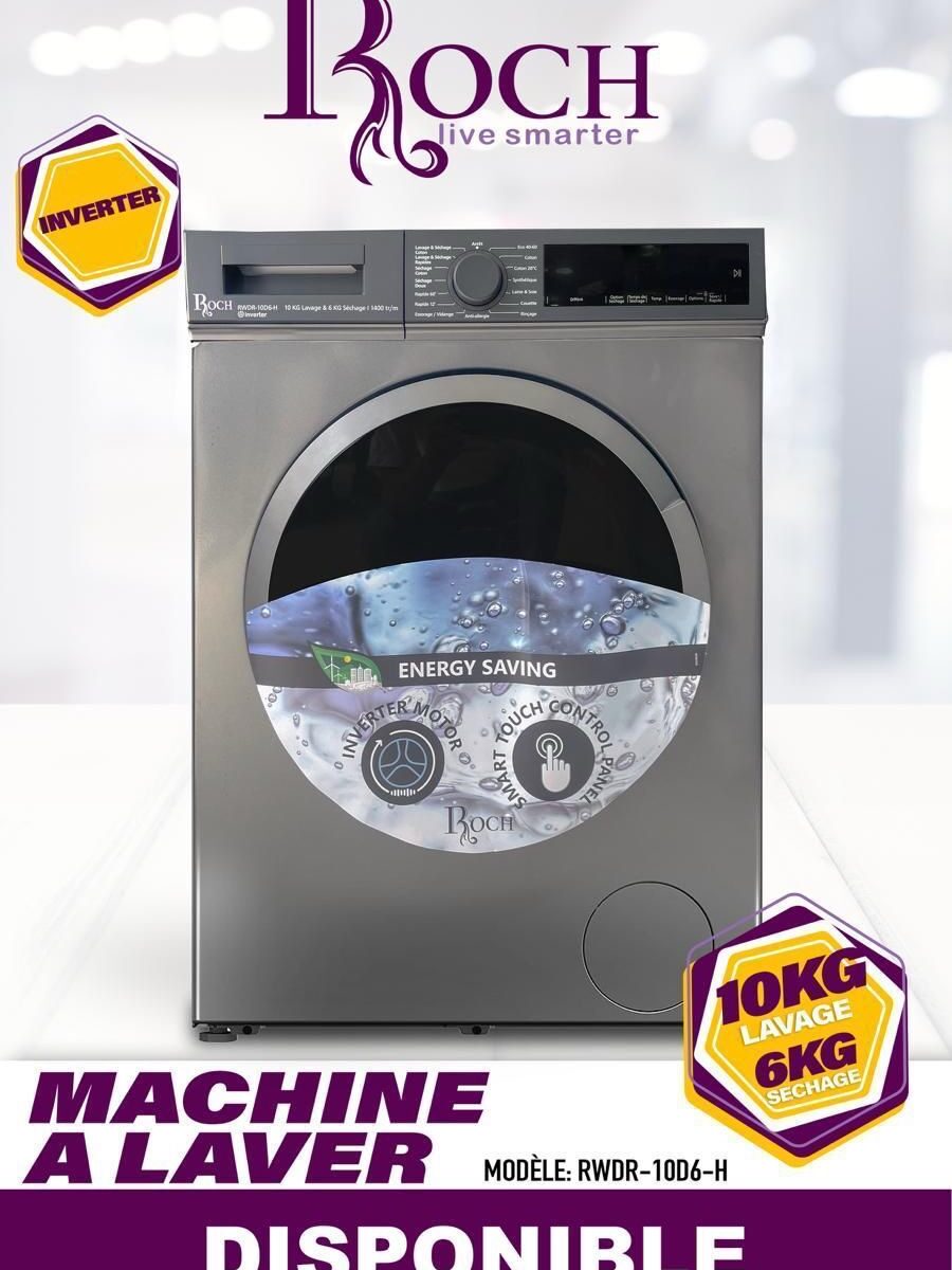 Machine a laver roch 10kgs lav 6 kgs sechage